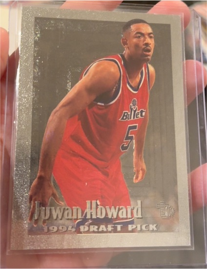 1994-95 Topps Embossed #105 Juwan Howard — front