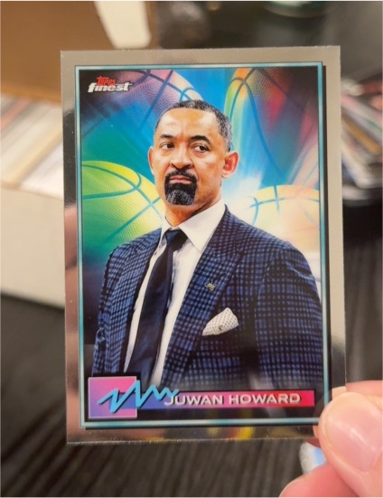 2021 Topps Finest #37 Juwan Howard — front