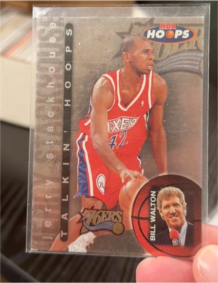 1997-98 NBA Hoops Talkin' Hoops #21 Jerry Stackhouse — front