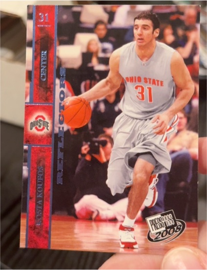 2008 Press Pass Reflectors #19 Kosta Koufos — front