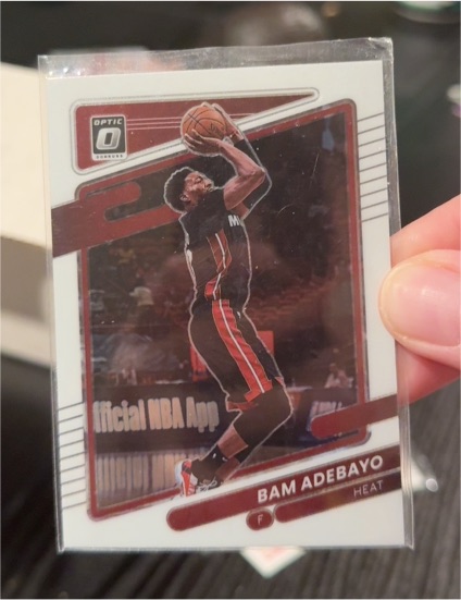 2021-22 Panini Donruss Optic #148 Bam Adebayo — front