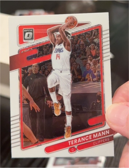 2021-22 Panini Donruss Optic #72 Terance Mann — front