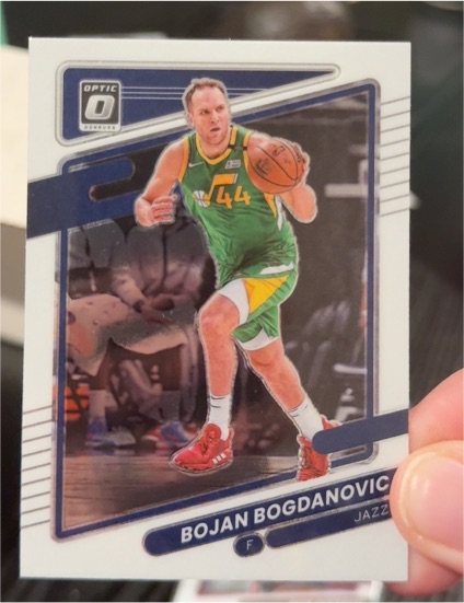 2021-22 Donruss Optic #39 Bojan Bogdanovic Utah Jazz — front