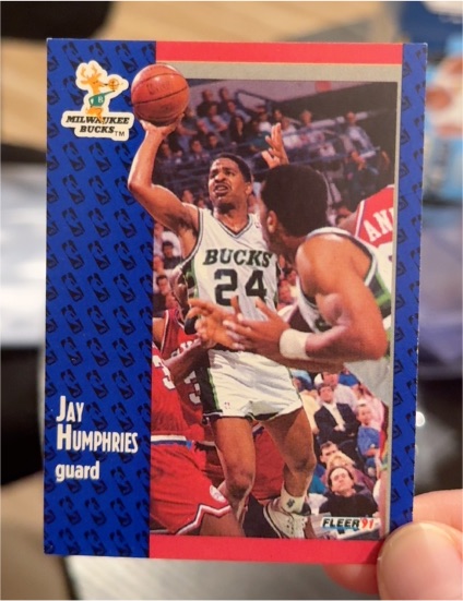 1991-92 Fleer #116 Jay Humphries — front