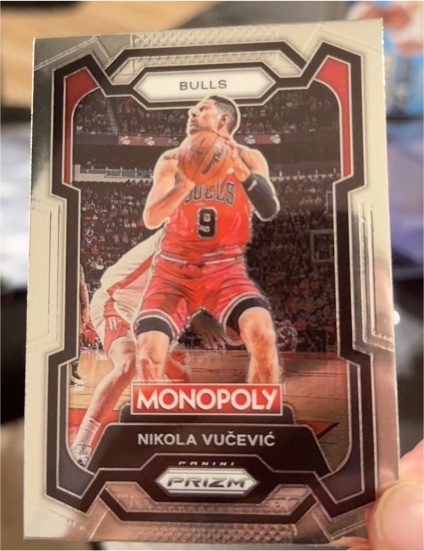 2023-24 Panini Prizm Monopoly #18 Nikola Vučević — front