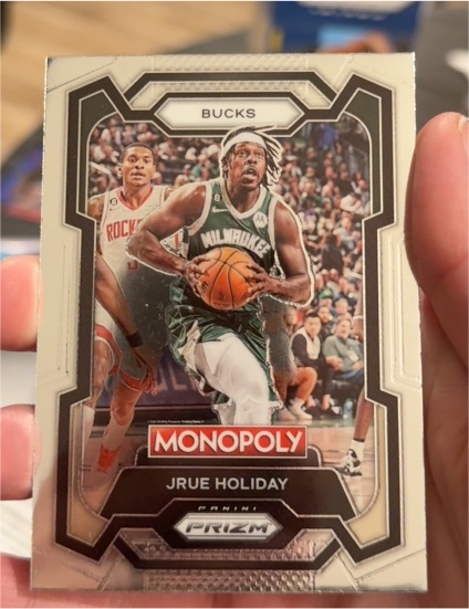 2023-24 Panini Prizm Monopoly #51 Jrue Holiday — front