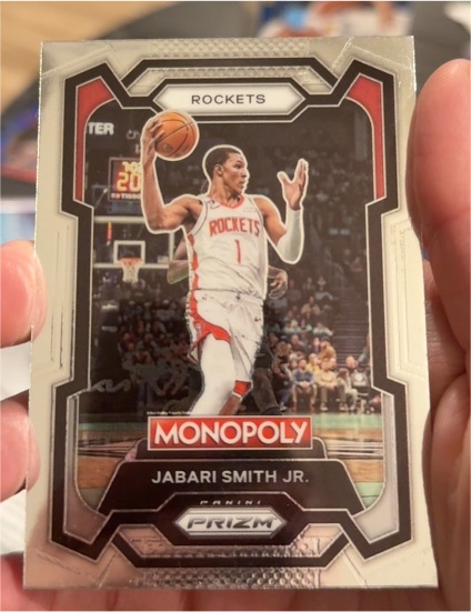 2023-24 Panini Prizm Monopoly #32 Jabari Smith Jr. — front