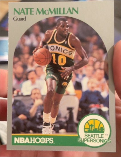 1990-91 Hoops #282 Nate McMillan — front