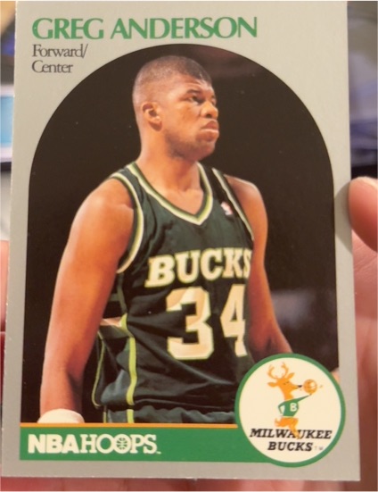 1990 Hoops #173 Greg Anderson — front