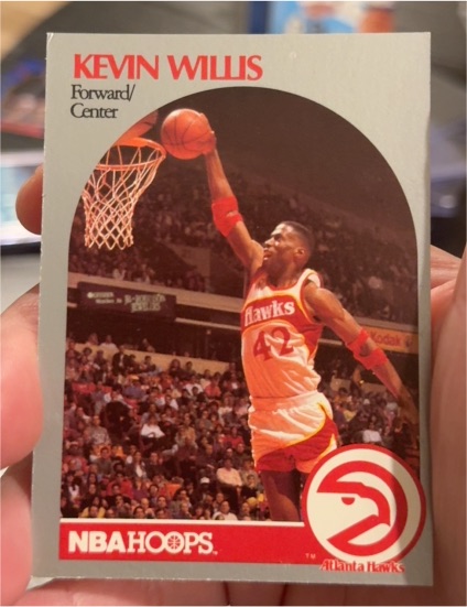 1990 NBA Hoops #37 Kevin Willis — front
