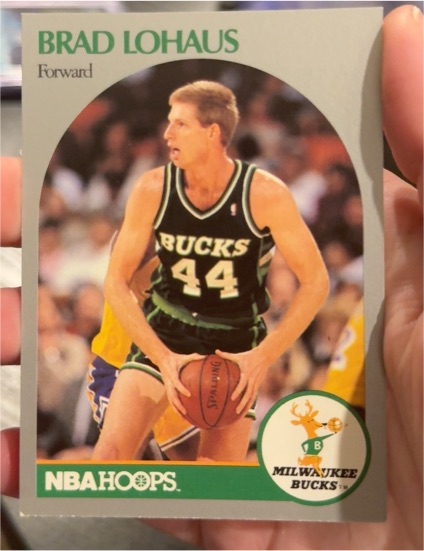 1990-91 Hoops #178 Brad Lohaus — front