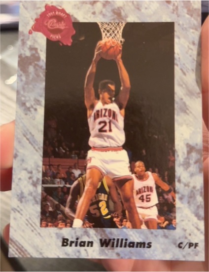 1991 Classic Four Sport #153 Brian Williams — front