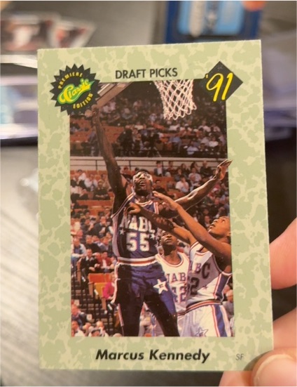 1991 Classic Draft Picks Marcus Kennedy — front