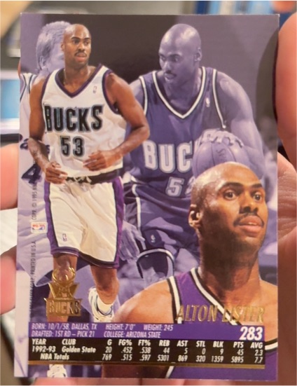 1995-96 Upper Deck #283 Alton Lister — front