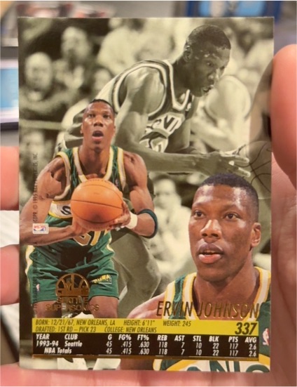 1994-95 Fleer Ultra #337 Ervin Johnson — front