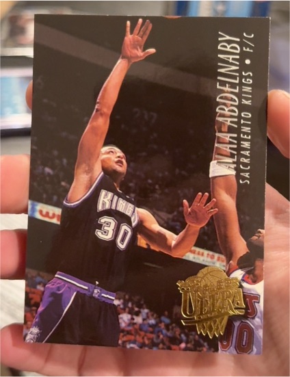 1994-95 Fleer Ultra #323 Alaa Abdelnaby Sacramento Kings — front