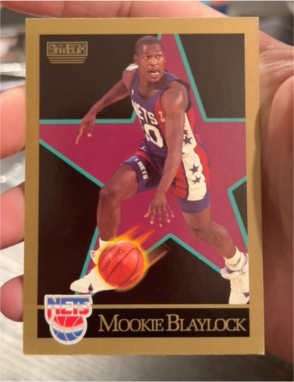 1990-91 SkyBox #176 Mookie Blaylock — front