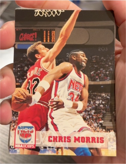 1993-94 Hoops #141 Chris Morris — front