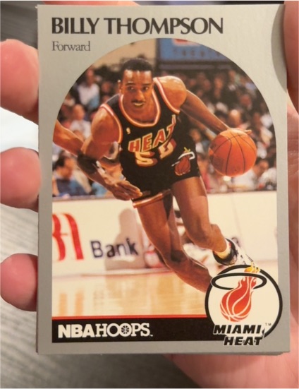 1990 NBA Hoops #171 Billy Thompson — front