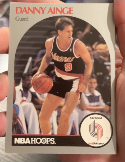 1990-91 Hoops #427 Danny Ainge — front