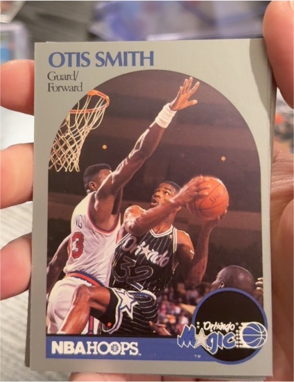 1990-91 NBA Hoops #221 Otis Smith — front
