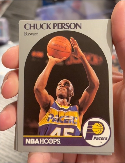 1990 NBA Hoops #136 Chuck Person — front