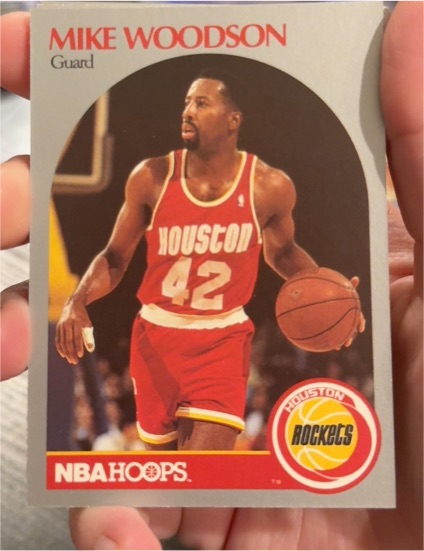 1990-91 NBA Hoops #131 Mike Woodson — front