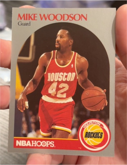 1990-91 Hoops #131 Mike Woodson — front