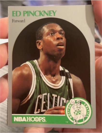 1990 NBA Hoops #47 Ed Pinckney — front