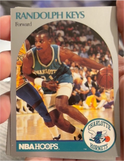 1990-91 NBA Hoops #56 Randolph Keys — front