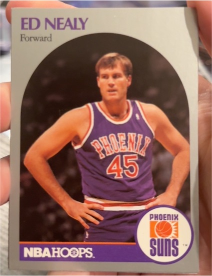 1990-91 NBA Hoops #426 Ed Nealy — front