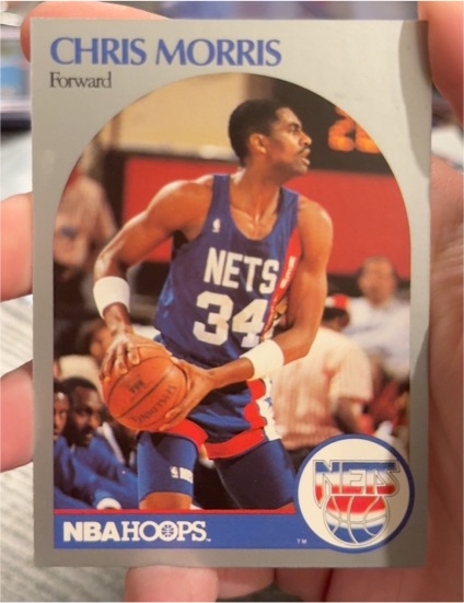 1990 Hoops #200 Chris Morris — front