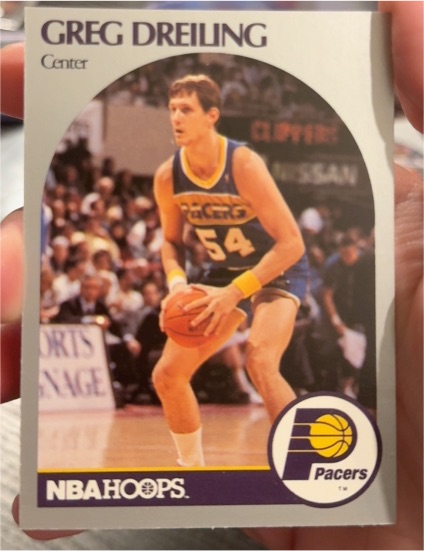 1990-91 Hoops #132 Greg Dreiling — front