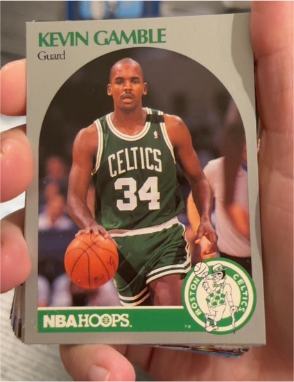 1990-91 NBA Hoops #40 Kevin Gamble — front