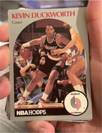 1990 NBA Hoops #246 Kevin Duckworth — front