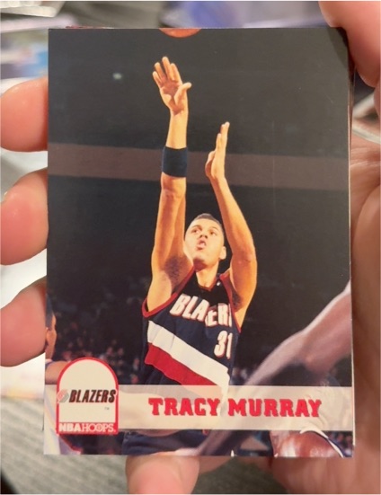 1993-94 NBA Hoops #181 Tracy Murray — front