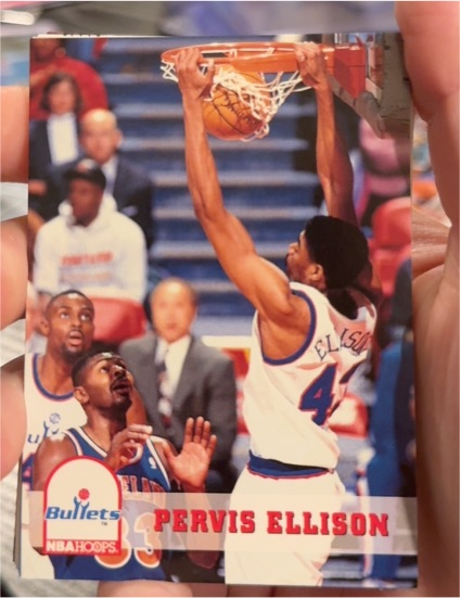 1993-94 Hoops #222 Pervis Ellison — front