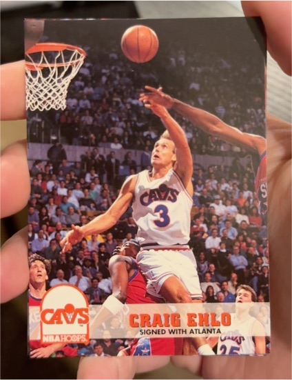 1993-94 NBA Hoops #38 Craig Ehlo — front