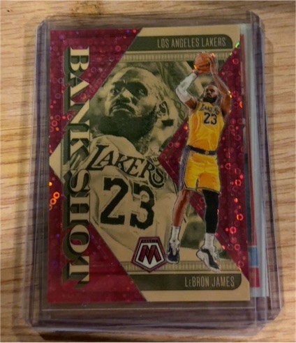 2024-25 Panini Mosaic Bank Shot LeBron James — front