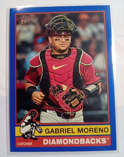 2025 Topps Heritage #498 Gabriel Moreno — front