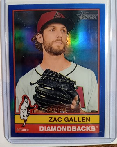 2025 Topps Heritage #450 Zac Gallen — front