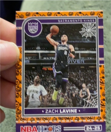 2024-25 Panini Haunted Hoops #28 Zach LaVine — front