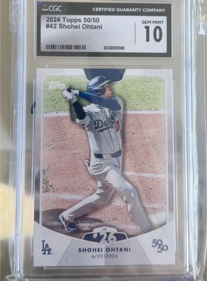 2024 Topps 50/50 #42 Shohei Ohtani — front