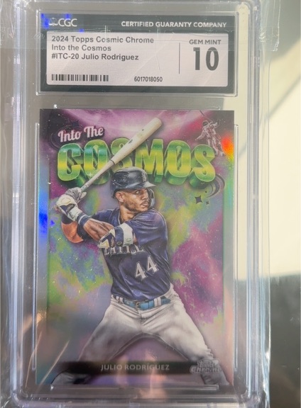 2024 Topps Cosmic Chrome Into the Cosmos #ITC-20 Julio Rodriguez — front