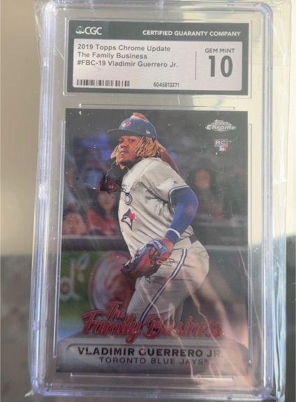 2019 Topps Chrome Update #FBC-19 Vladimir Guerrero Jr. The Family Business — front