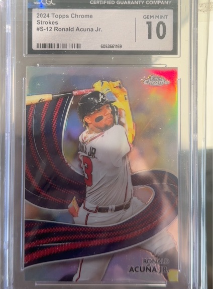 2024 Topps Chrome #S-12 Ronald Acuna Jr. Strokes — front