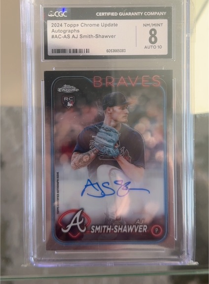 2024 Topps Chrome Update #AC-AS AJ Smith-Shawver — front
