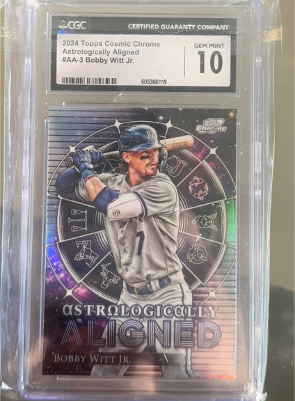 2024 Topps Cosmic Chrome #AA-3 Bobby Witt Jr. — front
