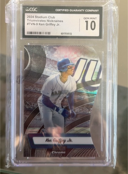 2024 Topps Stadium Club Triumvirates Nicknames #TVN-9 Ken Griffey Jr. — front