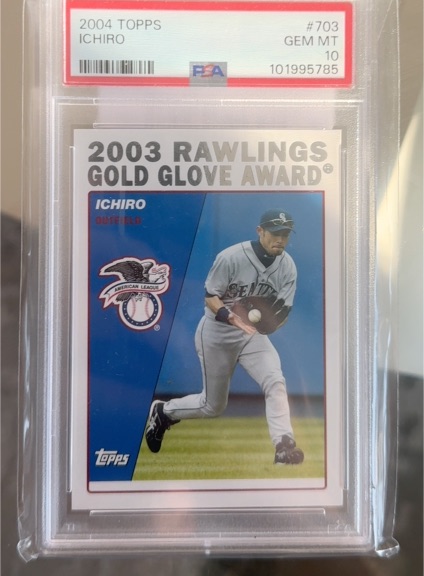 2004 Topps #703 Ichiro Suzuki — front